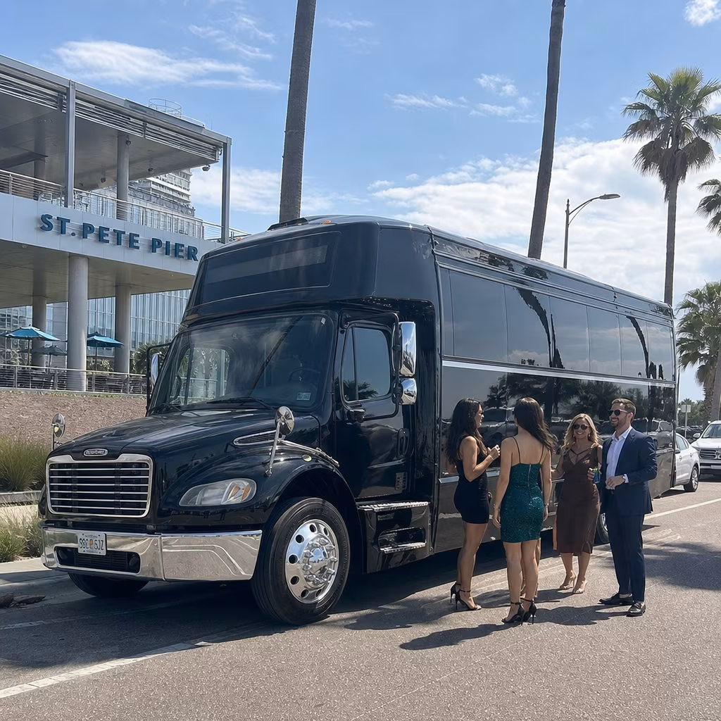 Rent a Bus to the St. Pete Pier