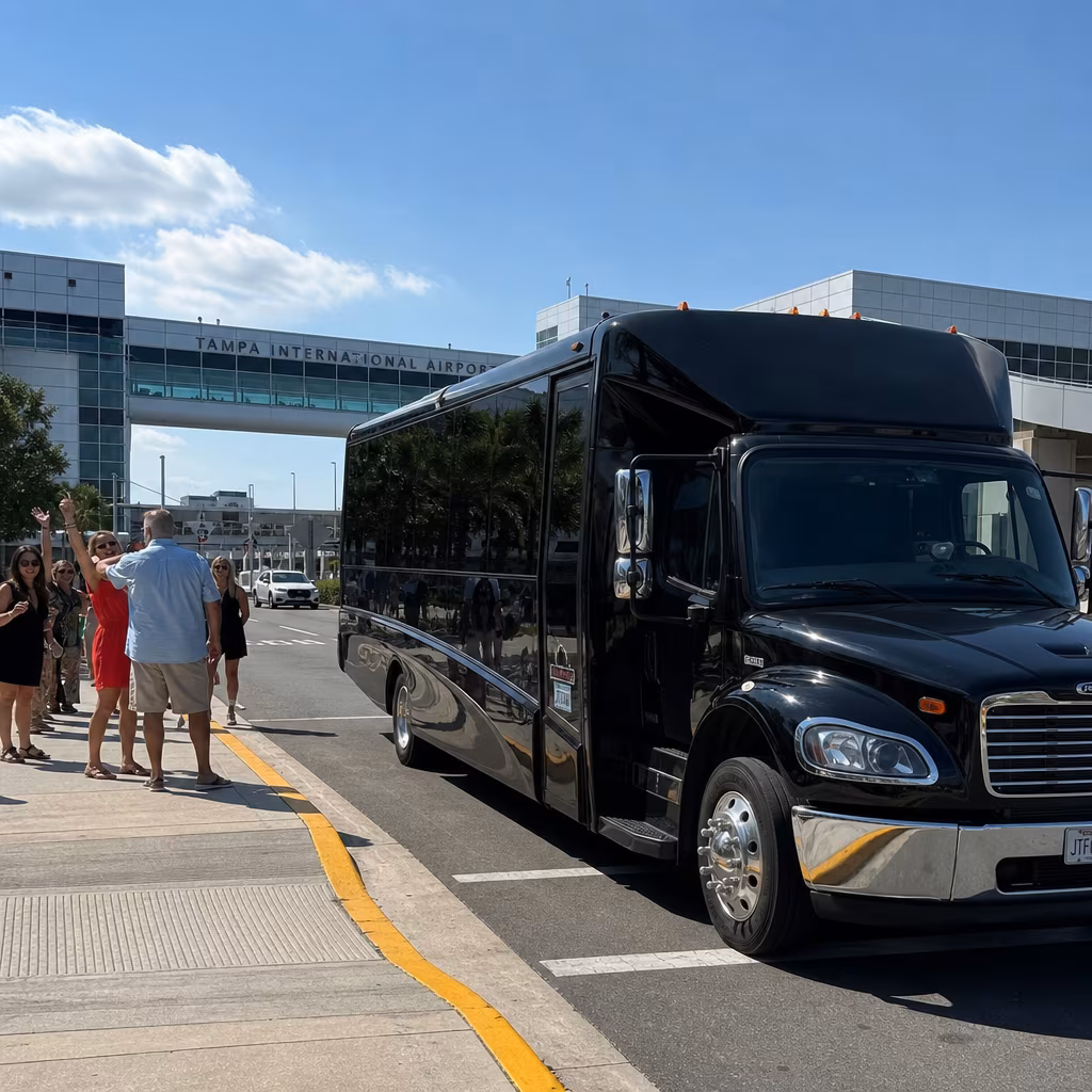 Rent a Bus to Tampa International Airport (TPA)