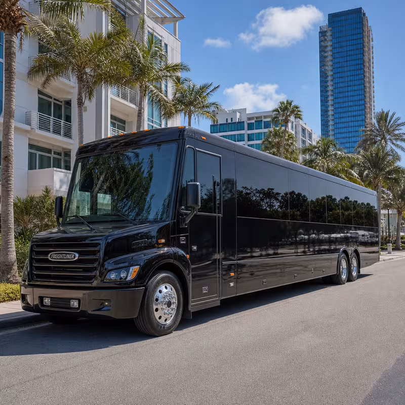 40 Passenger Party Bus Exterior