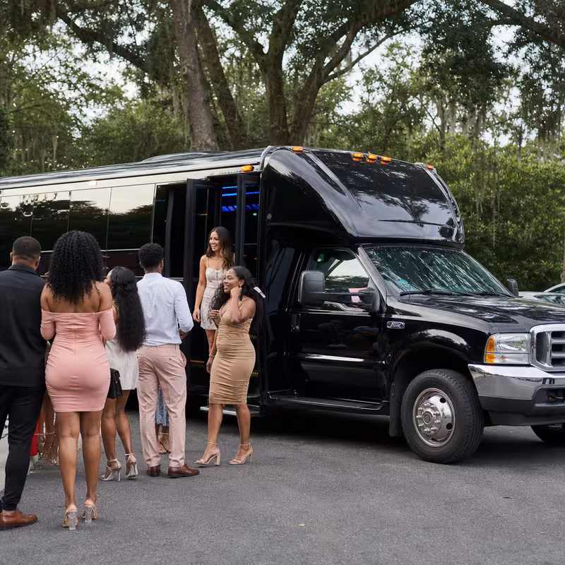 St. Petersburg Private Event Transportation fleet vehicle