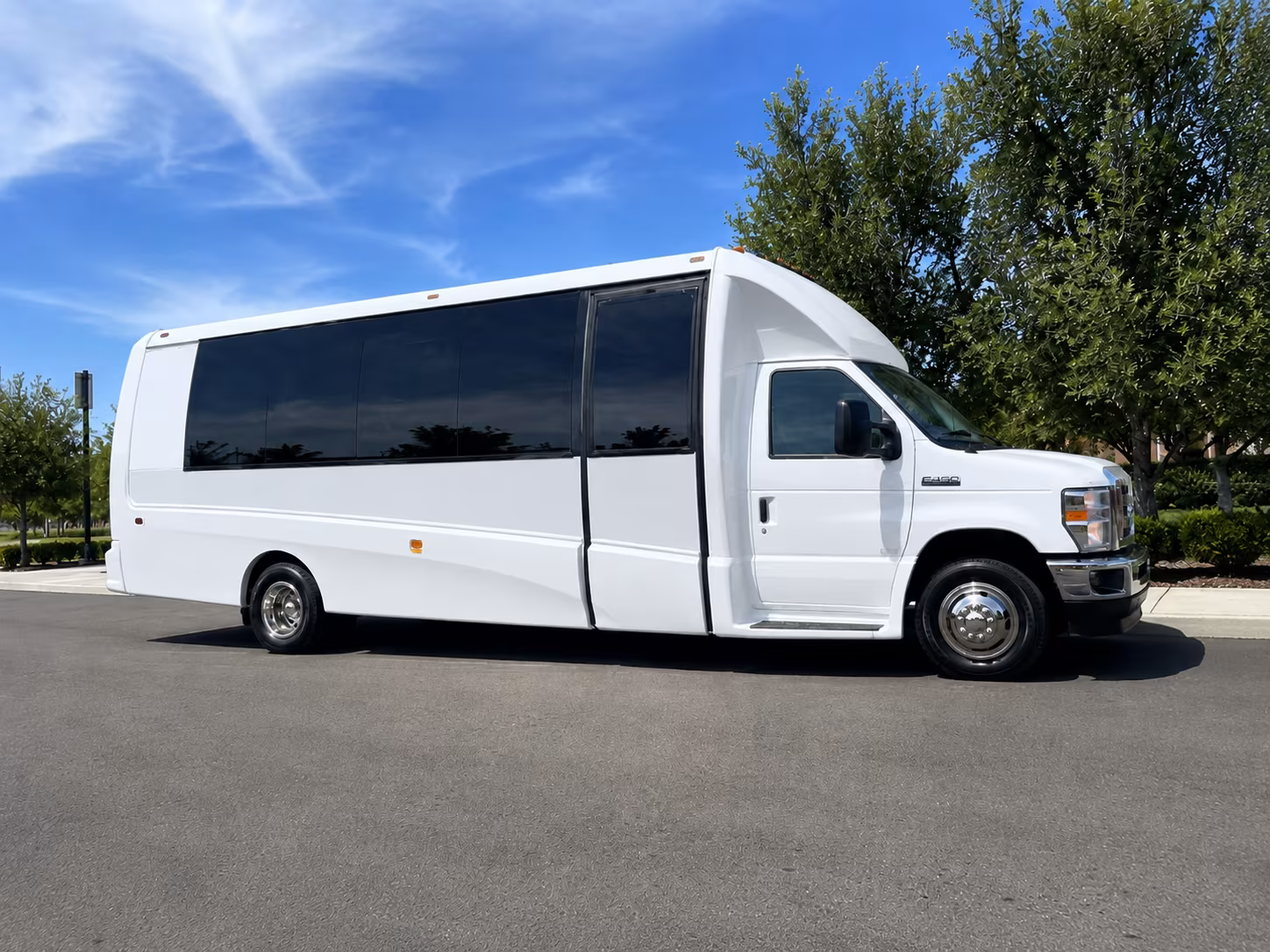 St. Petersburg Airport Shuttle & Transportation party bus exterior