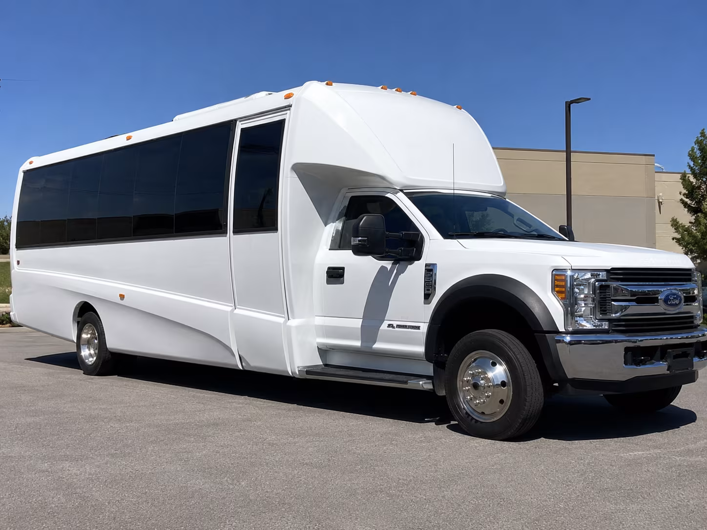 St. Petersburg Airport Shuttle & Transportation party bus exterior