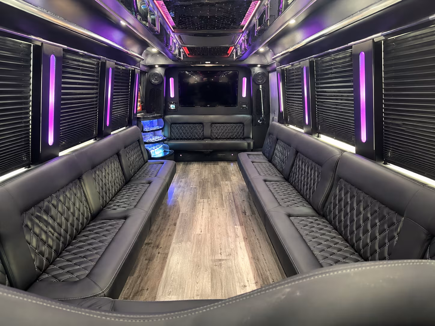 St. Petersburg Private Event Transportation onboard seating