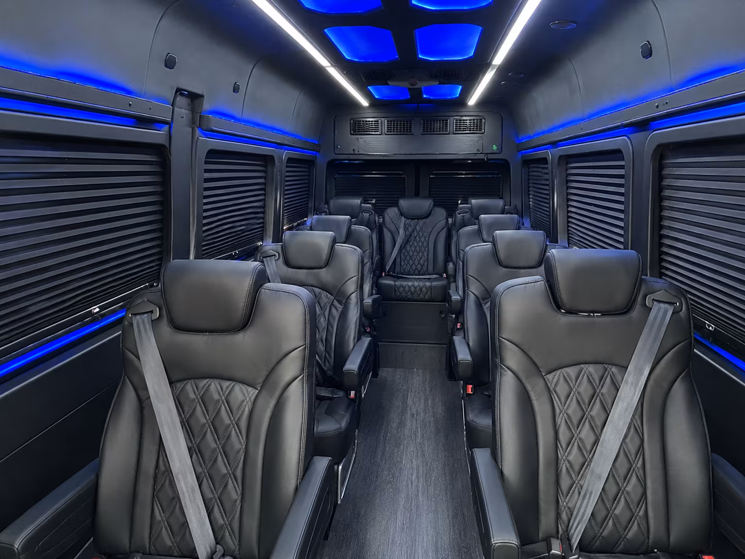 St. Petersburg School Event Transportation party bus exterior