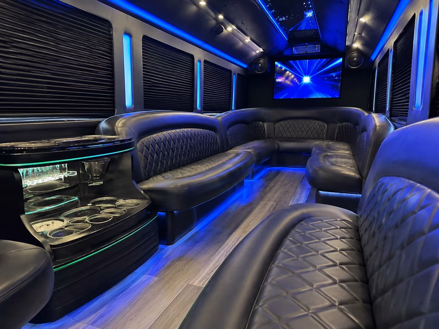 St. Petersburg Sporting Event Transportation party bus exterior