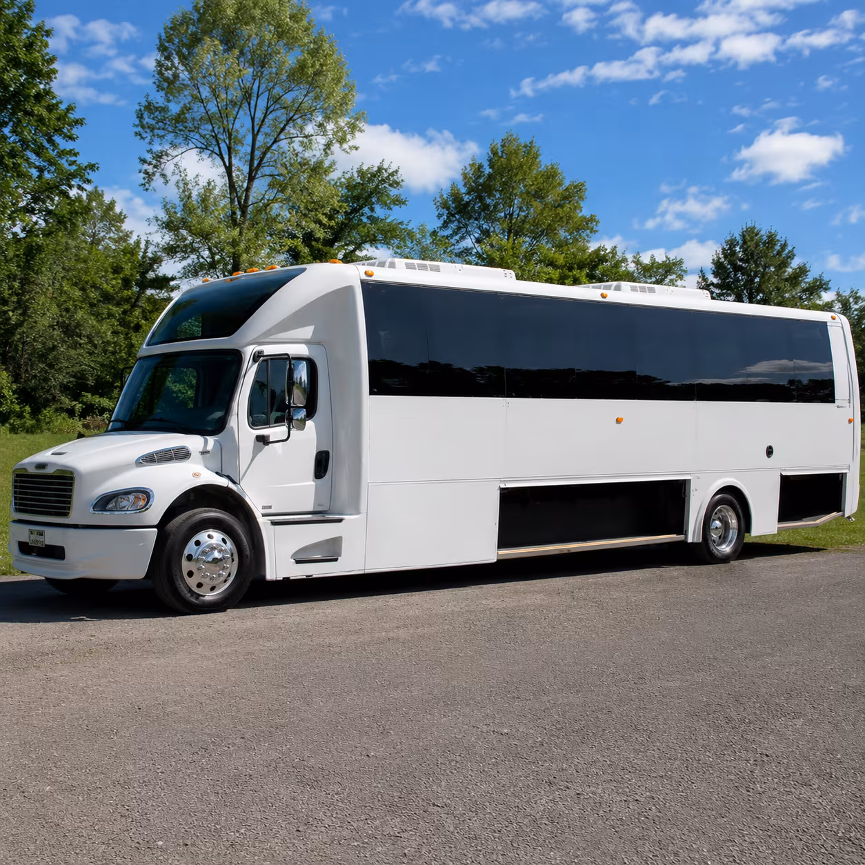 St. Petersburg Sporting Event Transportation party bus interior