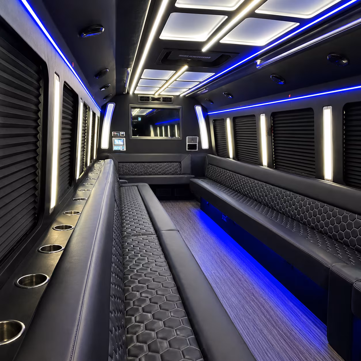 St. Petersburg Wedding Transportation party bus exterior