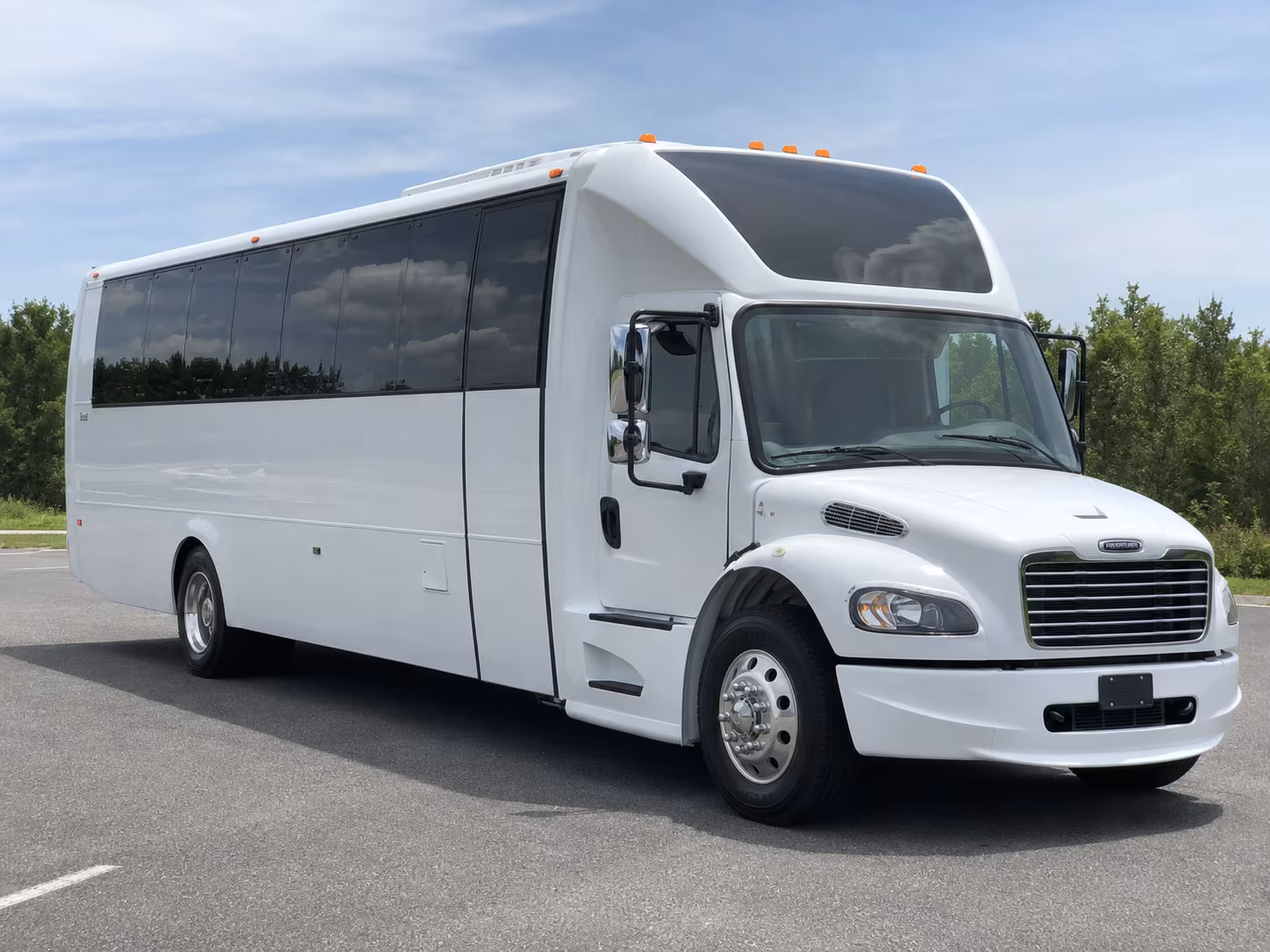 St. Petersburg Wedding Transportation party bus exterior