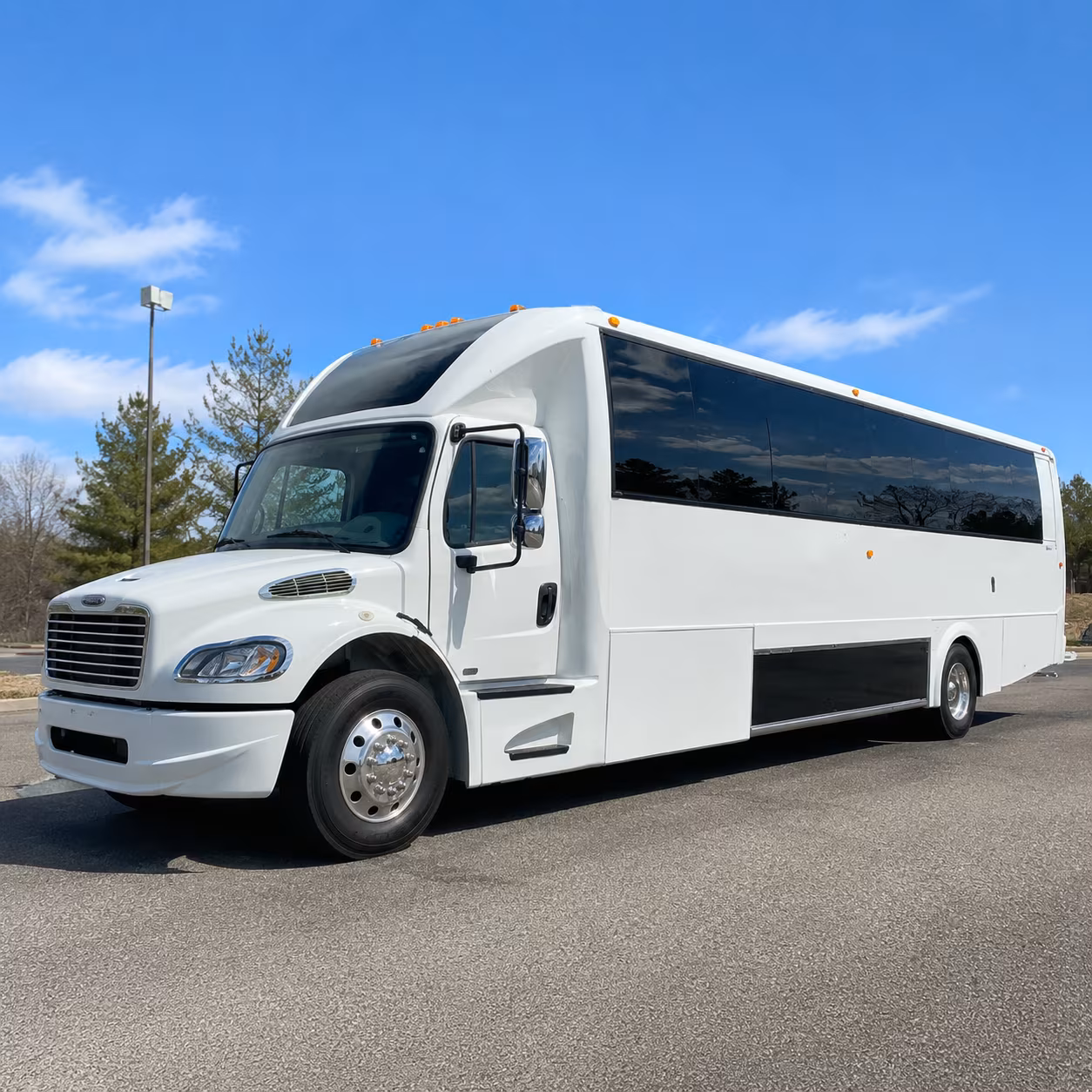 St. Petersburg Wedding Transportation party bus exterior